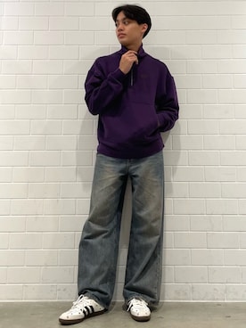 「アイテム（シューズ）」を使った、SZさん（メンズ・178cm）の冬コーディネート