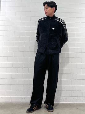 「アイテム（ジャージ）」を使った、SZさん（メンズ・178cm）の秋コーディネート