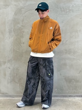 「アディダスオリジナルス」｜「アイテム（キャップ）」を使った、SZさん（メンズ・178cm）の夏コーディネート