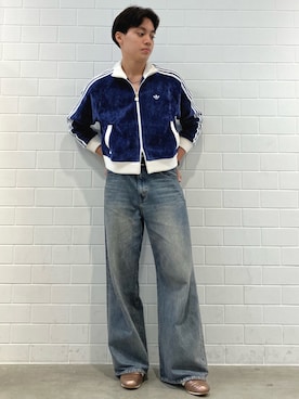 「adidas originals」｜「アイテム（ブルゾン）」を使った、SZさん（メンズ・178cm）の秋コーディネート