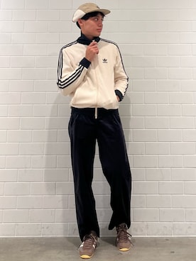 「アイテム（キャップ）」を使った、SZさん（メンズ・178cm）の冬コーディネート