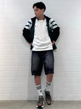 「ハーフパンツ」｜SZさん（メンズ・178cm）の秋コーディネート