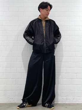 「adidas originals」｜「アイテム（ジャケット/アウター）」を使った、SZさん（メンズ・178cm）の冬コーディネート