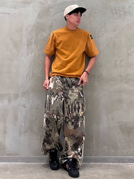「カモフラージュ柄」｜SZさん（メンズ・178cm）の夏コーディネート