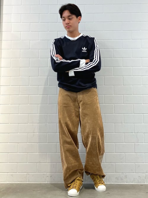 アディカラー クラシックス スリーストライプス 長袖Tシャツ / ロンT
