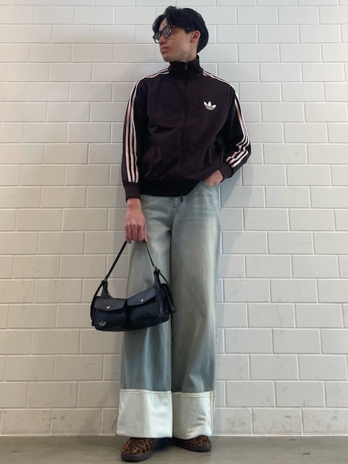 ビンテージ ワイドレッグ ジーンズ / アディダスオリジナルス adidas