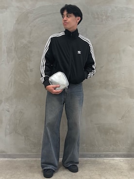 「アイテム（ジャージ）」を使った、SZさん（メンズ・178cm）の夏コーディネート