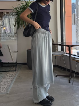 「duei（デュイ）のアイテム」を使った、manaさん（レディース・165cm）の夏コーディネート