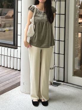 「igi（イジ）のアイテム」を使った、manaさん（レディース・165cm）の夏コーディネート