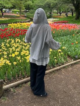 「duei（デュイ）のアイテム」を使った、manaさん（レディース・165cm）の夏コーディネート