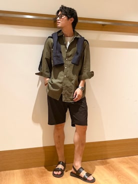 大塚さん(メンズ・171cm)の夏コーディネート