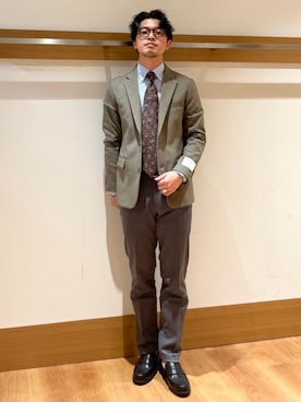 大塚さん(メンズ・171cm)の春コーディネート