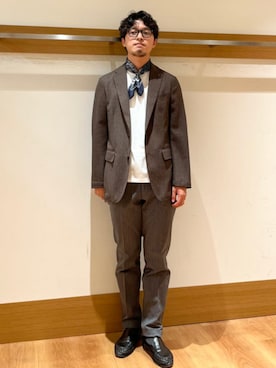 「SHIPS（シップス）のアイテム」を使った、大塚さん（メンズ・171cm）の秋コーディネート