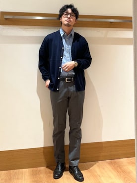 「シップス」｜大塚さん（メンズ・171cm）の秋コーディネート