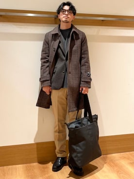 大塚さん(メンズ・171cm)の冬コーディネート