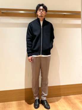 「シップス」｜大塚さん（メンズ・171cm）の秋コーディネート