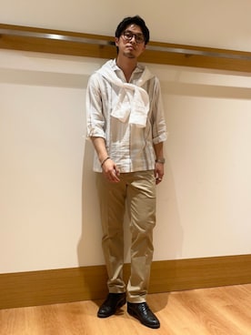 「アイテム（シャツ/ブラウス）」を使った、大塚さん（メンズ・171cm）の夏コーディネート