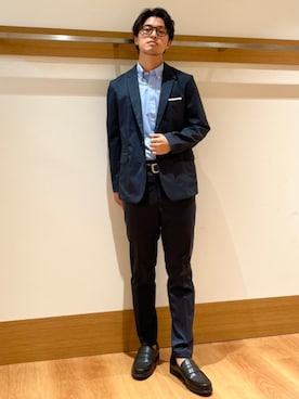 「アイテム（ハンカチ/ハンドタオル）」を使った、大塚さん（メンズ・171cm）の夏コーディネート