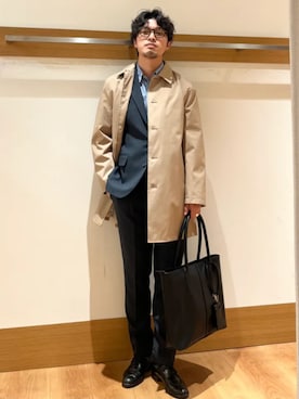 「シップス」｜大塚さん（メンズ・171cm）の秋コーディネート