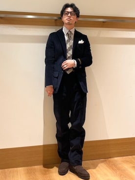 「SHIPS」｜大塚さん（メンズ・171cm）の冬コーディネート