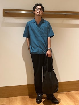 「SHIPS Colors（シップス カラーズ）のアイテム（その他パンツ）」を使った、大塚さん（メンズ・171cm）の秋コーディネート