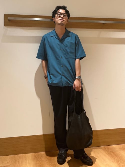 SHIPS Colors:〈洗濯機可能〉TR テーパード ワイド トラウザーズ