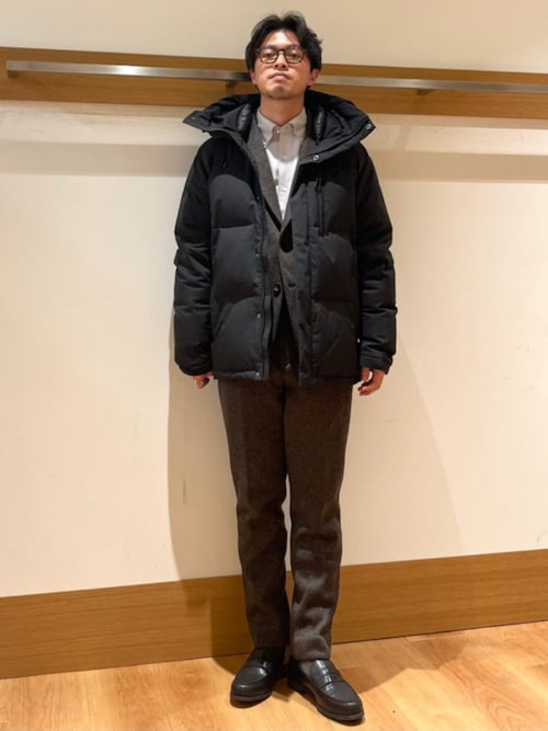 BRIEFINGあったか 電熱ダウン ジャケット ☆ KRIFF MAYER（クリフメイヤー） NANGA ナンガ コラボ レトロ ダウン