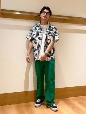 「SHIPS（シップス）のアイテム」を使った、大塚さん（メンズ・171cm）の夏コーディネート