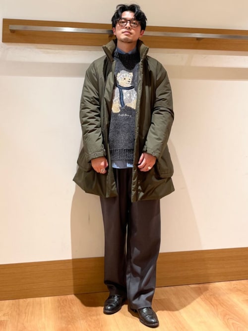 SHIPS Colors:〈洗濯機可能〉TR テーパード ワイド トラウザーズ