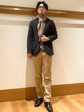 大塚さん(メンズ・171cm)の冬コーディネート