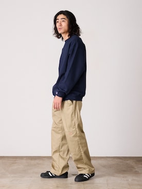 「アイテム（スウェット）」を使った、Tomo大さん（メンズ・175cm・20代）の冬コーディネート