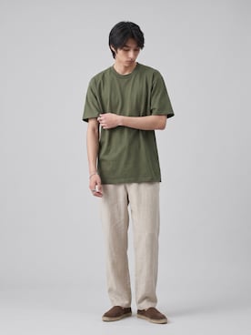 「PRO CLUB （プロクラブ）のアイテム（Tシャツ/カットソー）」を使った、Tomo大さん（メンズ・175cm）の夏コーディネート