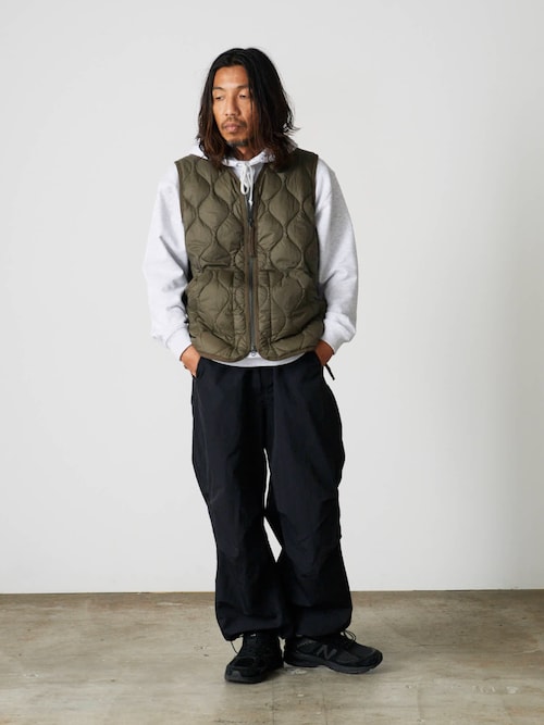 TAION（タイオン） ダウンベスト ベスト MILITARY V NECK W-ZIP DOWN
