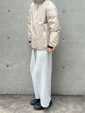 「アイテム（ダウンジャケット/コート）」を使った、Tomo大さん（メンズ・175cm・20代）の冬コーディネート