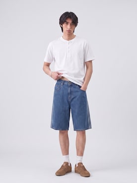 「CROSS & STITCH（クロスステッチ）のアイテム」を使った、Tomo大さん（メンズ・175cm）の夏コーディネート