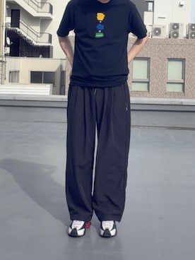 「OK YESTERDAY（オッケーイエスタデイ）のアイテム」を使った、Tomo大さん（メンズ・175cm）の夏コーディネート