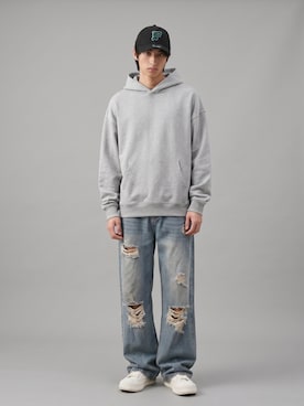 「FACETASM（ファセッタズム）のアイテム」を使った、Tomo大さん（メンズ・175cm）の夏コーディネート