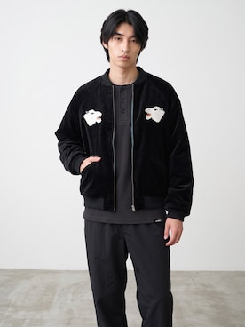「United Athle（ユナイテッドアスレ）のアイテム」を使った、Tomo大さん（メンズ・175cm）の秋コーディネート