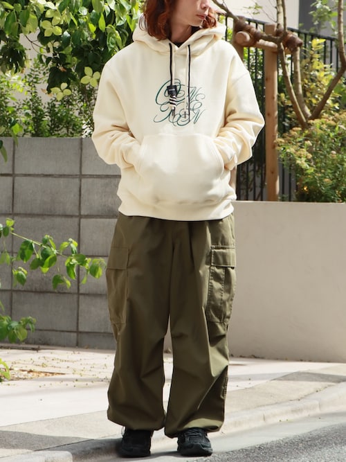 ONEXONE/ワンフォーワン LOGO FREESTYLE HOODIE フーディー（パーカー