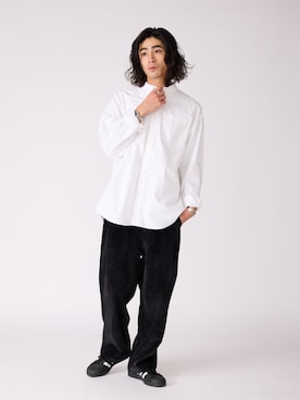 「ALL RUNS（オールランズ）のアイテム」を使った、Tomo大さん（メンズ・175cm）の秋コーディネート