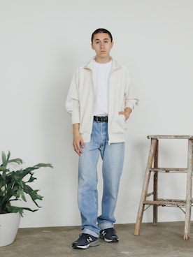 「アイテム（ジャージ）」を使った、Tomo大さん（メンズ・175cm）の秋コーディネート