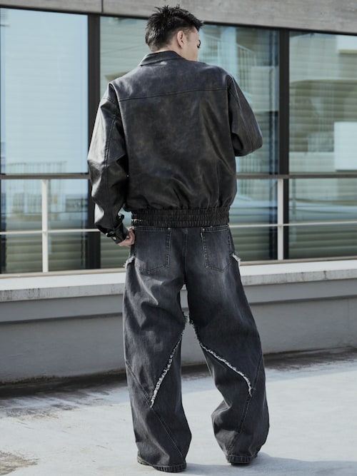 セール】SUPPLIER/サプライヤー Curve Switching Baggy Denim Pants