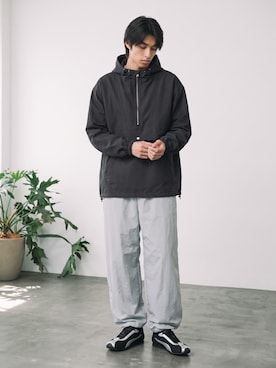 「PUMA(プーマ)のアイテム」を使った、Tomo大さん(メンズ・175cm)の秋コーディネート