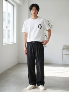 「Theater code（シアターコード）のアイテム」を使った、Tomo大さん（メンズ・175cm）の夏コーディネート