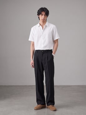「adidas（アディダス）のadidas/アディダス TOBACCO アディダスオリジナルス タバコ スニーカー 2026年 夏 夏服（スニーカー、ブラウン系）」を使った、Tomo大さん（メンズ・175cm）の夏コーディネート