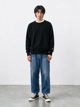 「orSlow（オアスロウ）のアイテム」を使った、Tomo大さん（メンズ・175cm）の秋コーディネート