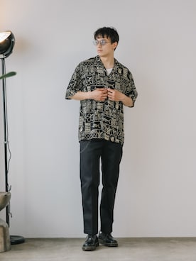 「HTC（エイチティーシー）のアイテム」を使った、Tomo大さん（メンズ・175cm）の冬コーディネート