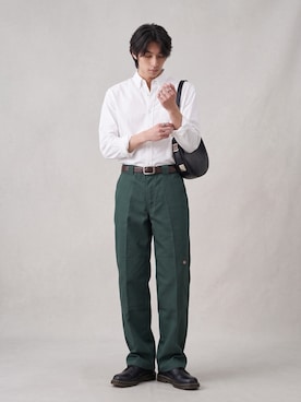 「Dickies（ディッキーズ）のアイテム」を使った、Tomo大さん（メンズ・175cm）の夏コーディネート