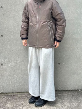 「アイテム（ダウンジャケット/コート）」を使った、Tomo大さん（メンズ・175cm・20代）の冬コーディネート