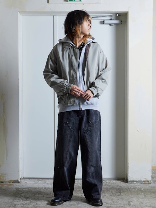 SUPPLIER/サプライヤー Vintage Wash Tribal Double Knee Baggy Jeans